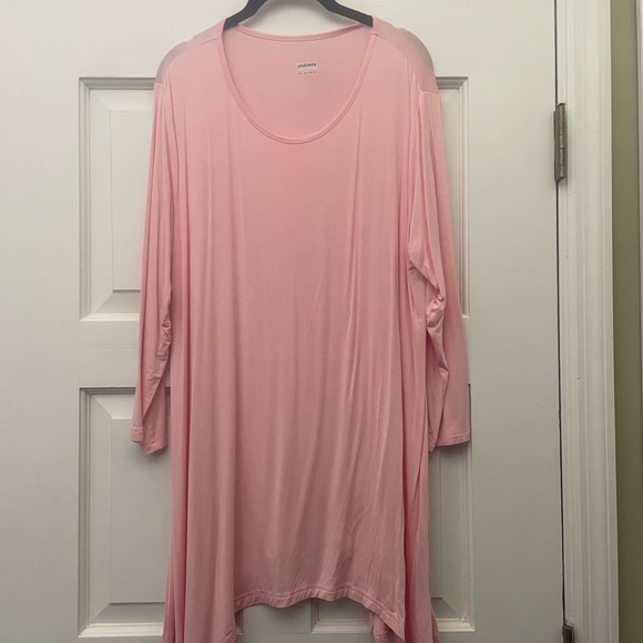 NWOT Gorgeous Summery Powder Pink Tunic/Dress 2X - Picture 1 of 3
